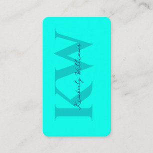 Turquoise Business Card – Modern & Fresh