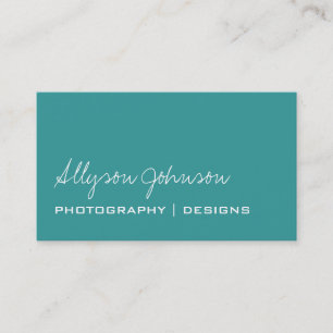 Turquoise Business Cards