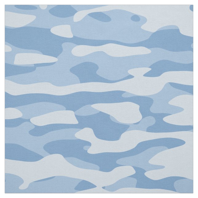 Turquoise Camo Fabric (Swatch)
