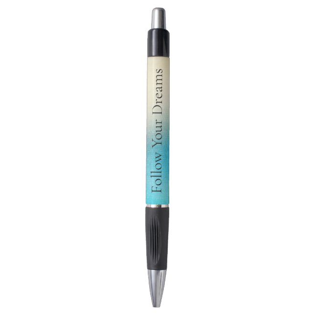 Turquoise Chic White Aqua Blue  (Front Vertical)