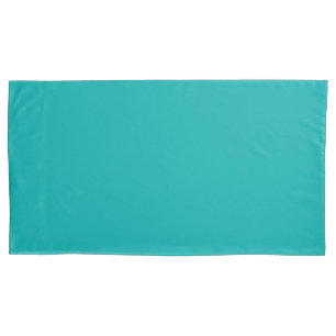 Turquoise colour Easily Customise This Pillowcase