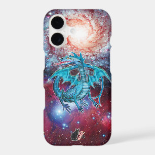Turquoise Cosmic Dragon Case-Mate iPhone Case