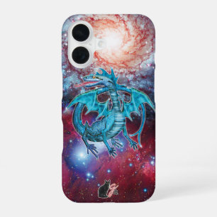 Turquoise Cosmic Dragon Case-Mate iPhone Case