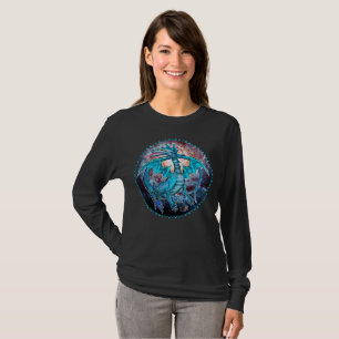 Turquoise Cosmic Dragon T-Shirt
