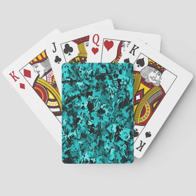 Turquoise Craze... Playing Cards (Back)