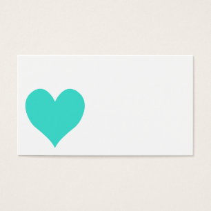 Turquoise Cute Heart