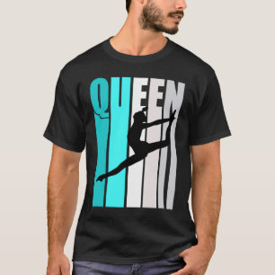 Turquoise Dance Queen Birthday Colourful Cute Danc T-Shirt