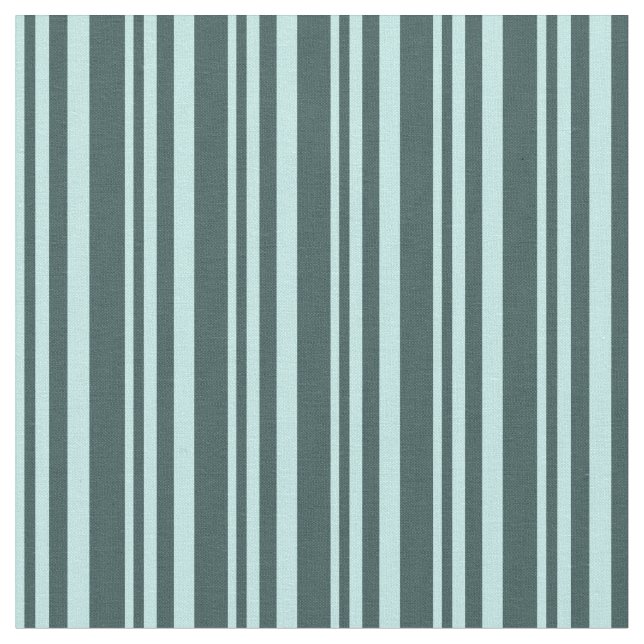 Turquoise & Dark Slate Grey Coloured Pattern Fabric (Close Up)