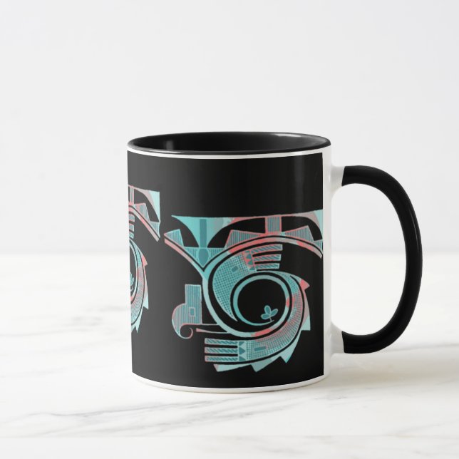 Turquoise Dawn Darkside Mug (Right)
