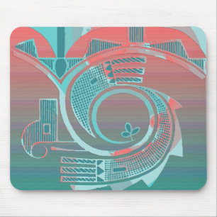 Turquoise Dawn Mousepad