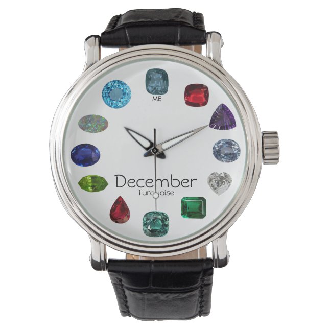 Turquoise, December Birthstone Watch (Front)