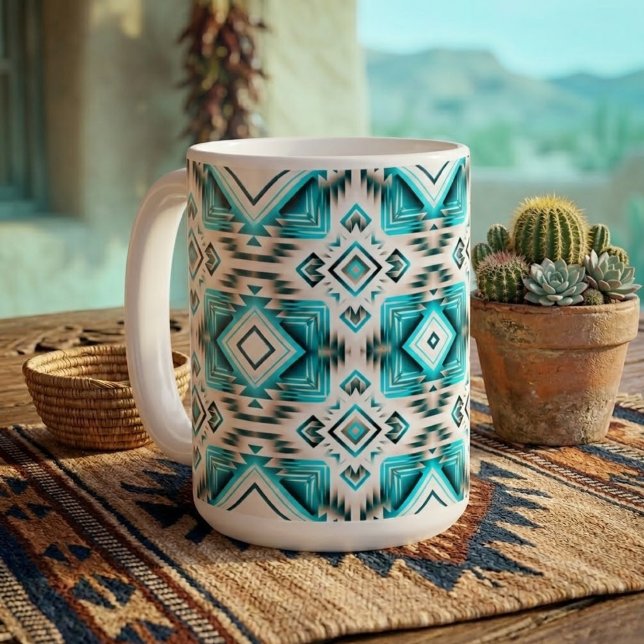 Turquoise Desert Crossroads  Coffee Mug (Creator Uploaded)
