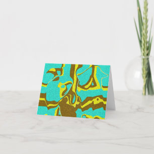 Turquoise Design Card