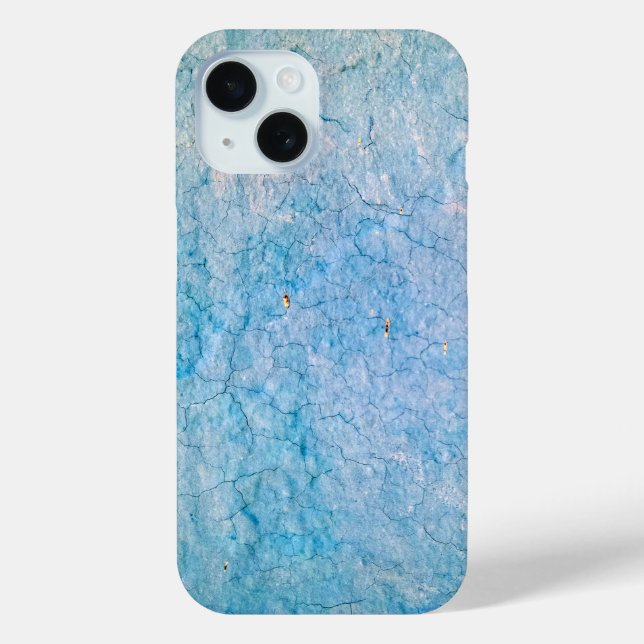 Turquoise Distressed Grunge Texture Case-Mate iPhone Case (Back)