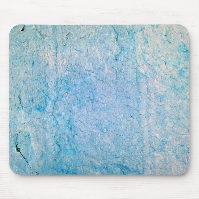 Turquoise Distressed Grungy Texture Mouse Mat (Front)