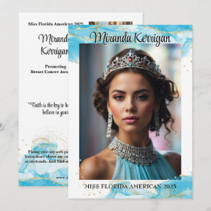 Turquoise Dream Pageant Autograph Card QR Code