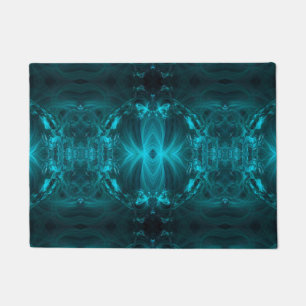 Turquoise Elegance Door Mat