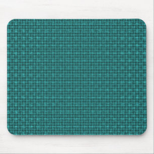 Turquoise Fabric Texture Mouse Mat