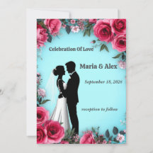 💍 Turquoise Floral Wedding With Couple Theme 💍