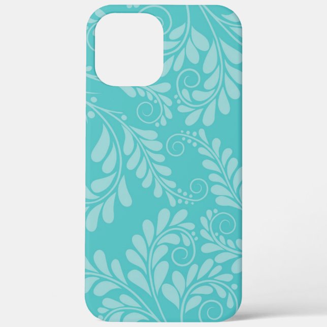 Turquoise Florist Phone Case (Back)