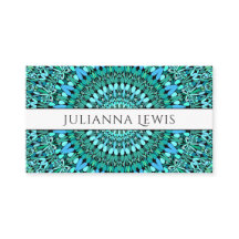 Turquoise Flower Mandala