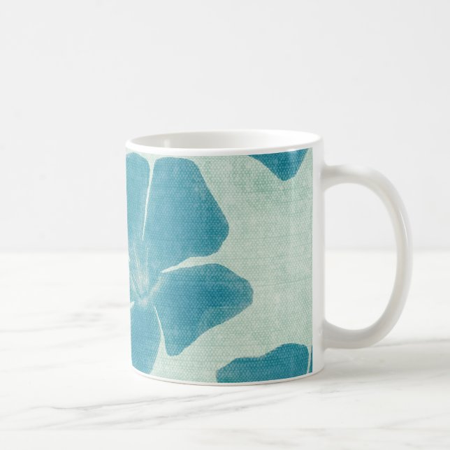 Turquoise Flower Mug (Right)