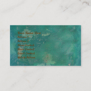 Turquoise Gem Business Card
