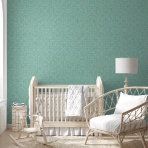 Turquoise Geometric Seamless Pattern Wallpaper