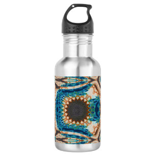 Turquoise Gold Sun Southwestern Art 532 Ml Water Bottle