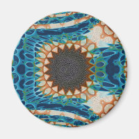 Turquoise Gold Sun Southwestern Art