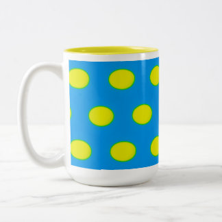 Turquoise, Green and Yellow Eggs Coffee Mug
