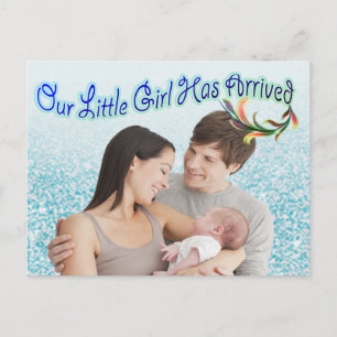 Turquoise Green Blue Photo Postcard