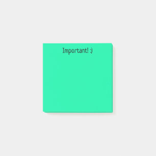 Turquoise/Green Post-it Notes