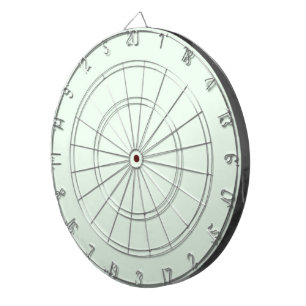 Turquoise Green Soft Pale White Pastel Solid Colou Dartboard