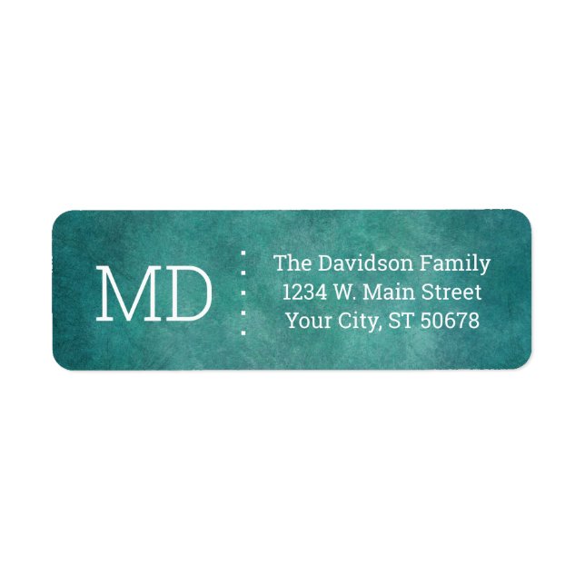 Turquoise Grunge Texture (Front)