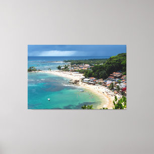 Turquoise Haven of Morro de São Paulo Canvas Print