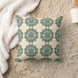 Turquoise Horizon Cushion