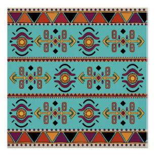Turquoise Horizon Poster