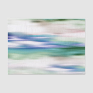 Turquoise Horizon Tissue Paper