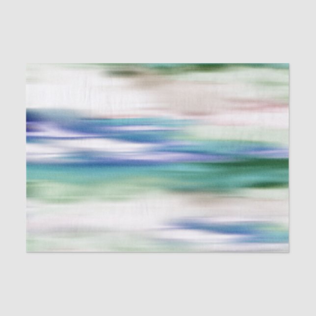 Turquoise Horizon Tissue Paper (Front)