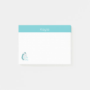 Turquoise I Feel Knitty, Oh So Knitty Post-it Notes