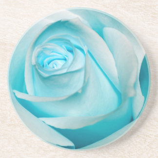 Turquoise Ice Rose Coaster