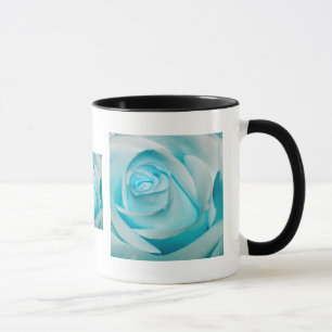 Turquoise Ice Rose Mug
