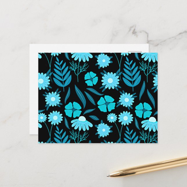 Turquoise in bloom postcard (Front/Back In Situ)