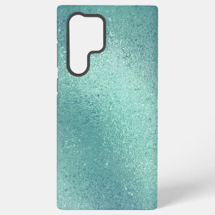 Turquoise iridescent texture background samsung galaxy case