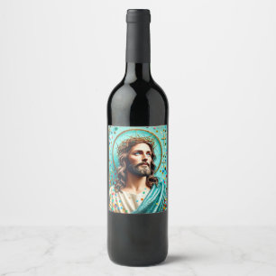 Turquoise Jesus wine labels! Label