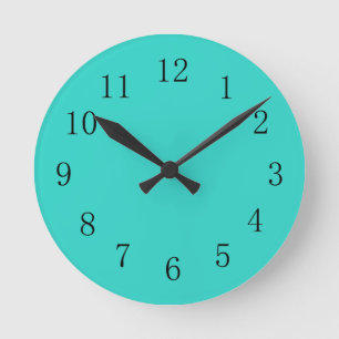 Turquoise Kitchen Kitchen Clock