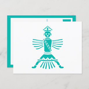 turquoise knifewing postcard