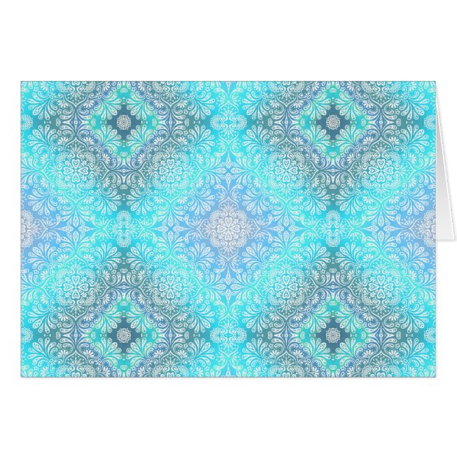Turquoise Lace Mandala (Front Horizontal)