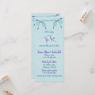 Turquoise Love Knots Wedding